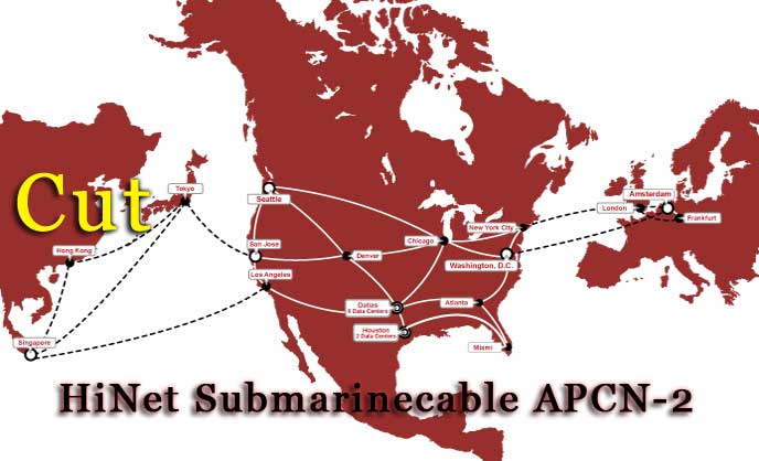 APCN-2 Submarine Cable cut