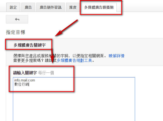 google adwords gmail 原生廣告