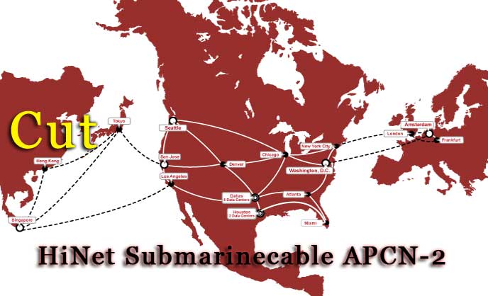 APCN-2 Submarine Cable cut